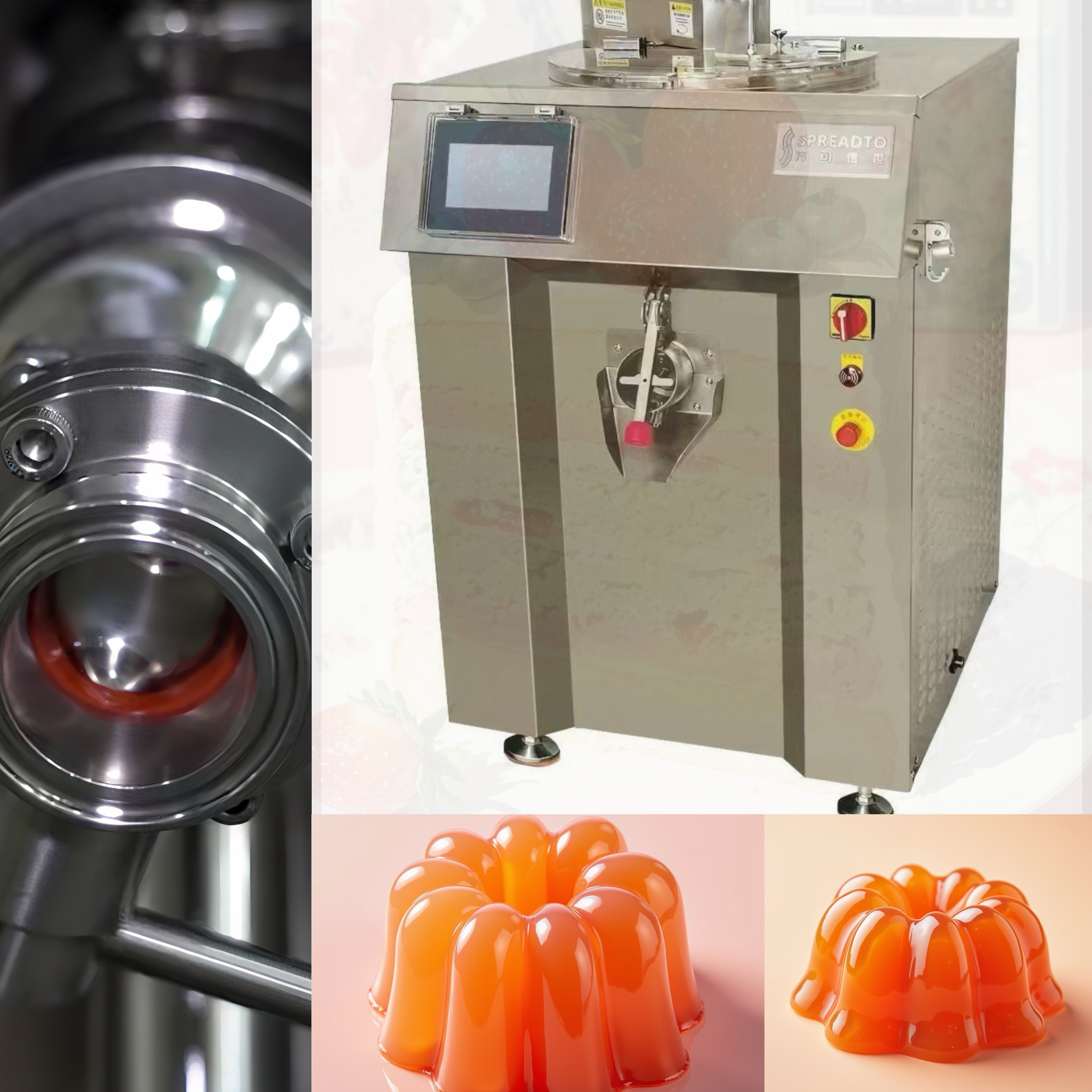 Commercial Mixer for Custard Cream Jam And Chocolate Sauce Making in Bakeries
