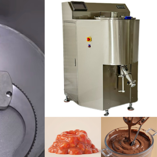 Heavy-Duty 60L Commercial Mixer with Homogenizer for Smooth Cream And Paste Making