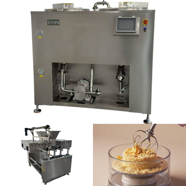 Commercial Efficient Semi-Automatic Food Machinery Whole Egg Cheesecake Puff Cake Filling Machine