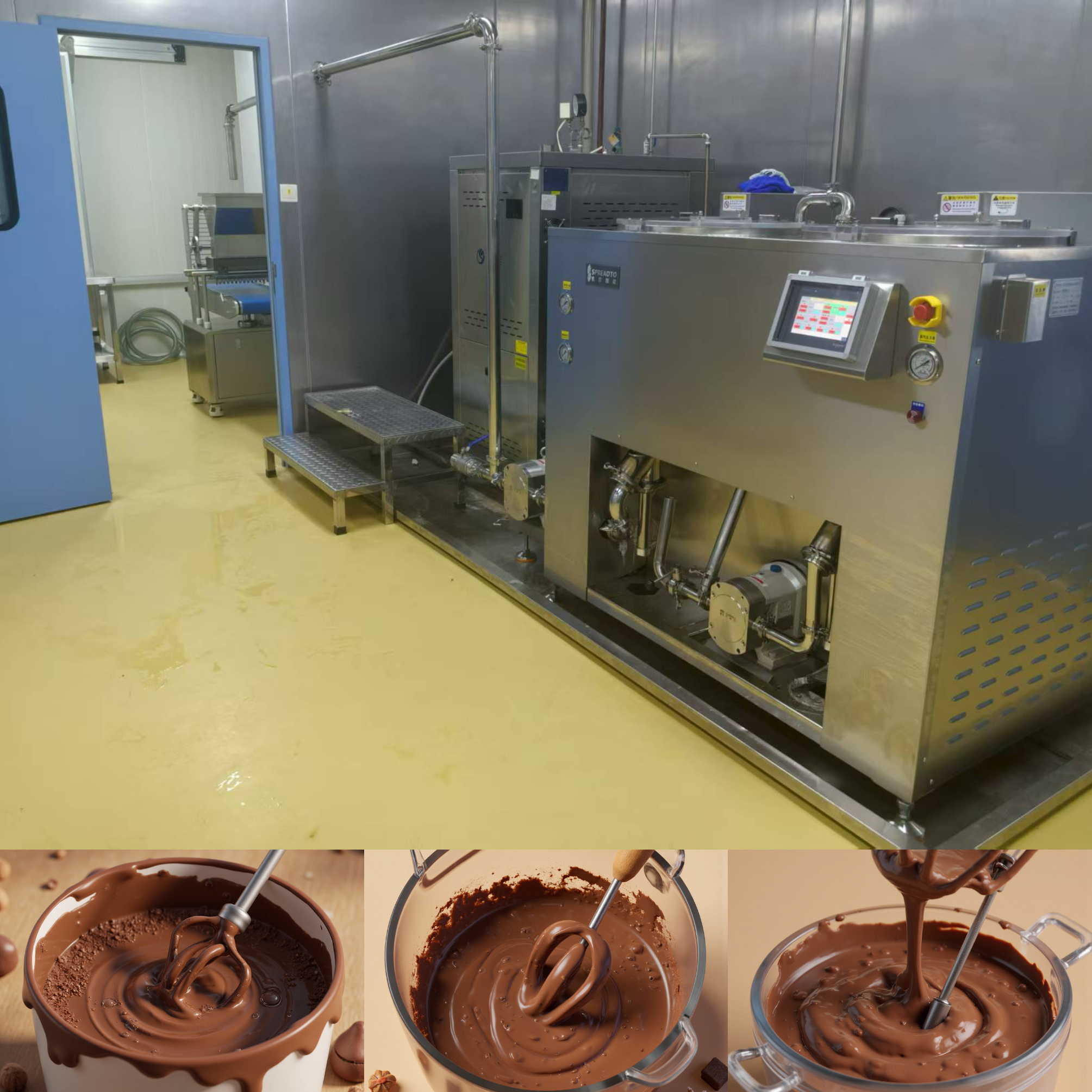 Puff Line Equipment Designed for High Volume Filled Puff Production European Desserts