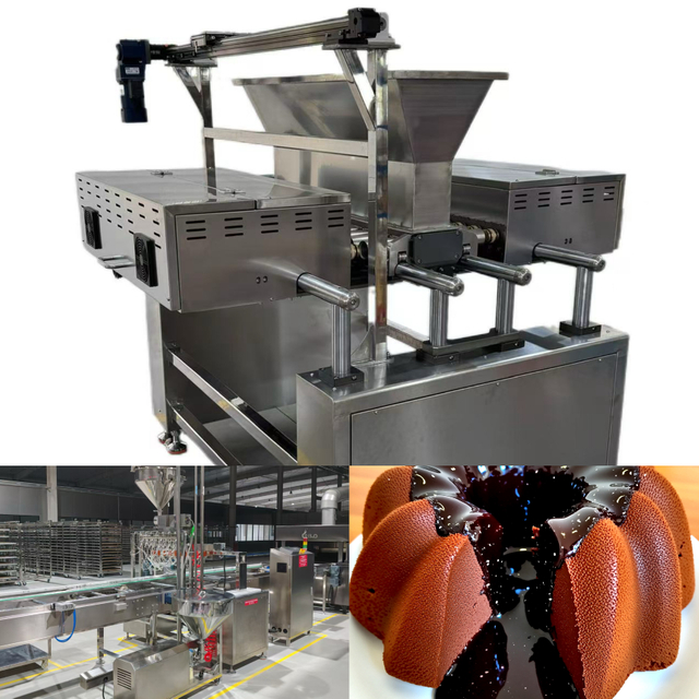 Industrial Cake Depositor for Dessert Filling And Custard Cream Injection Solutions