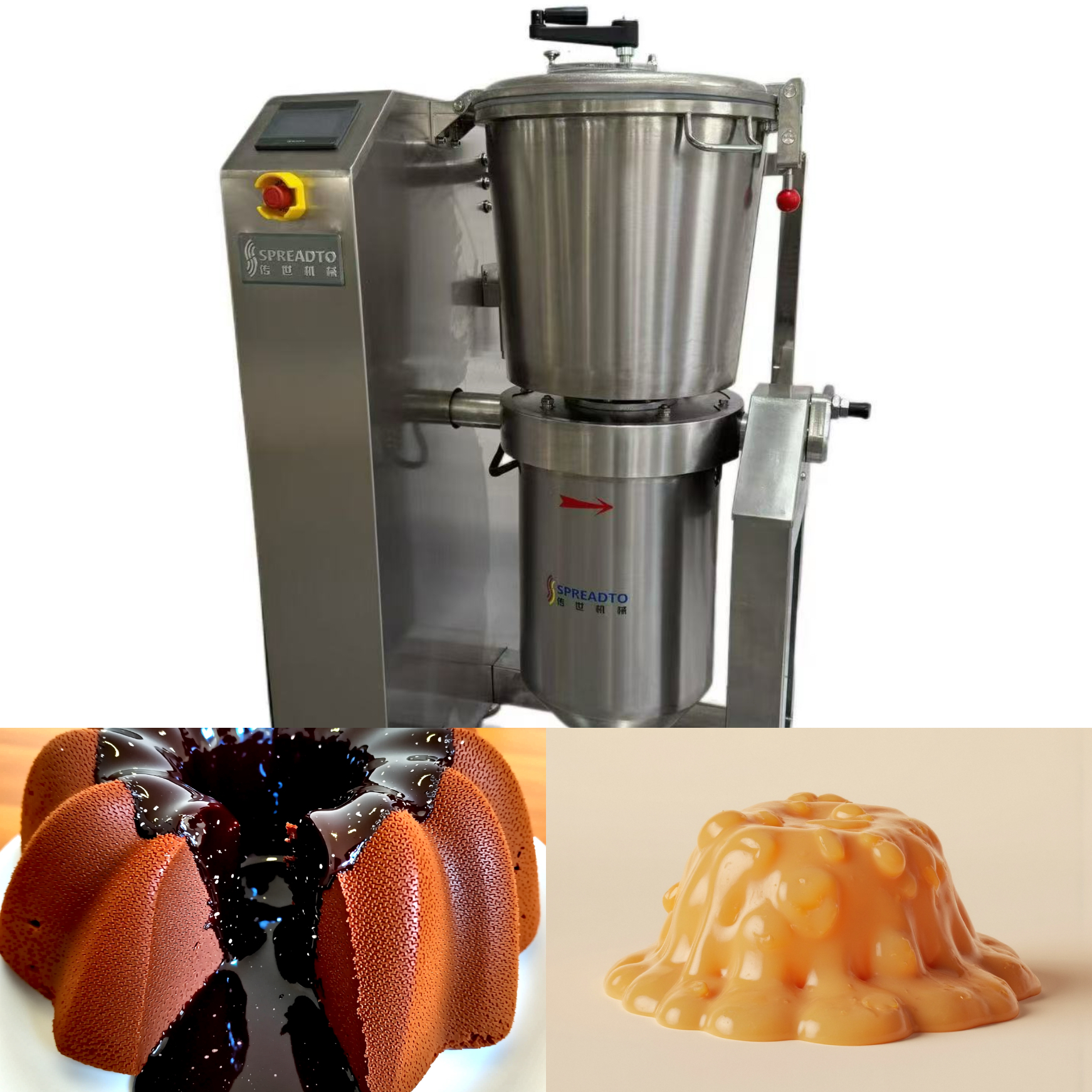 Stainless Steel Chocolate Homogenizer for Smooth And Stable Chocolate Mixing
