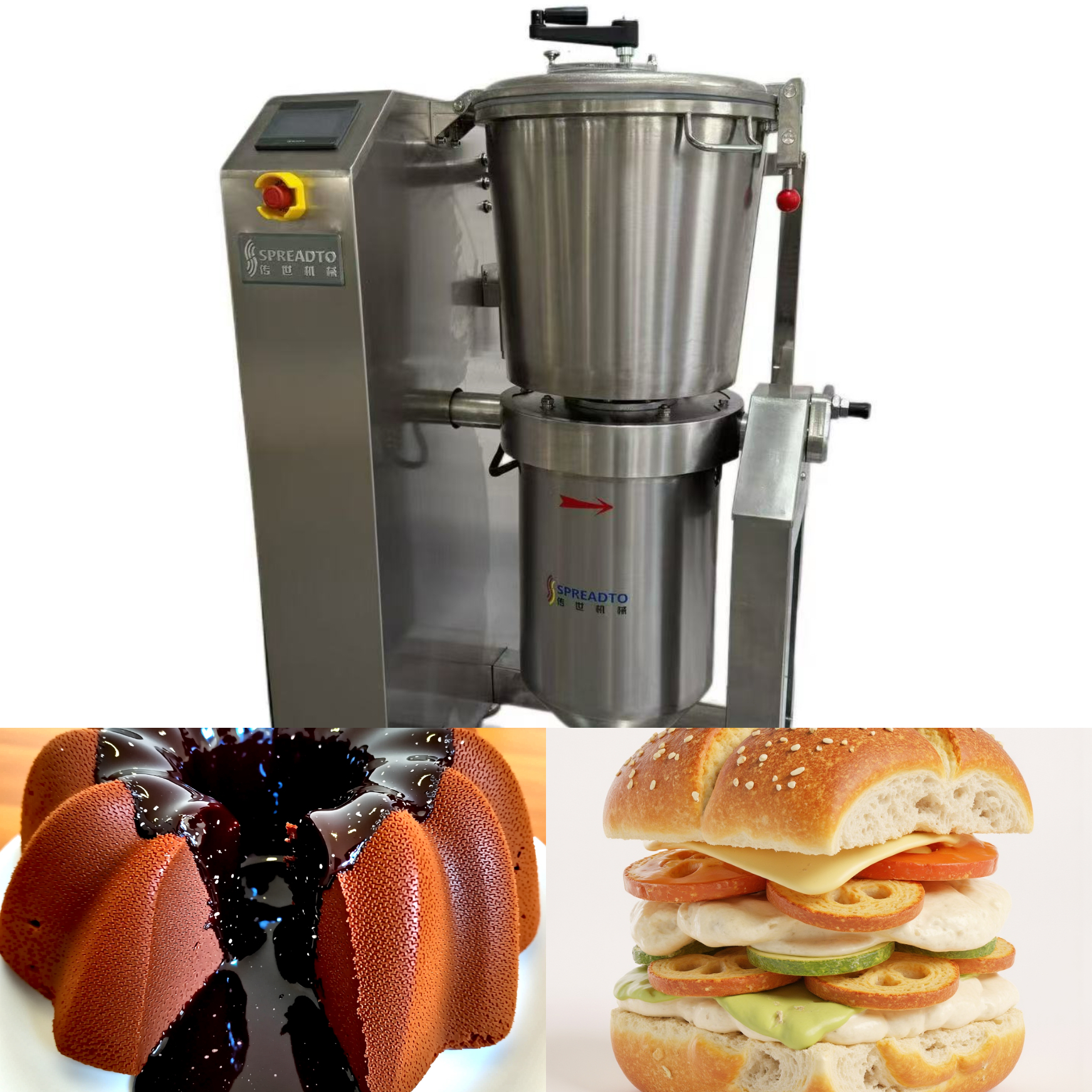 Custom Chocolate Homogenizer for Producing Smooth Chocolate Products And Sauces