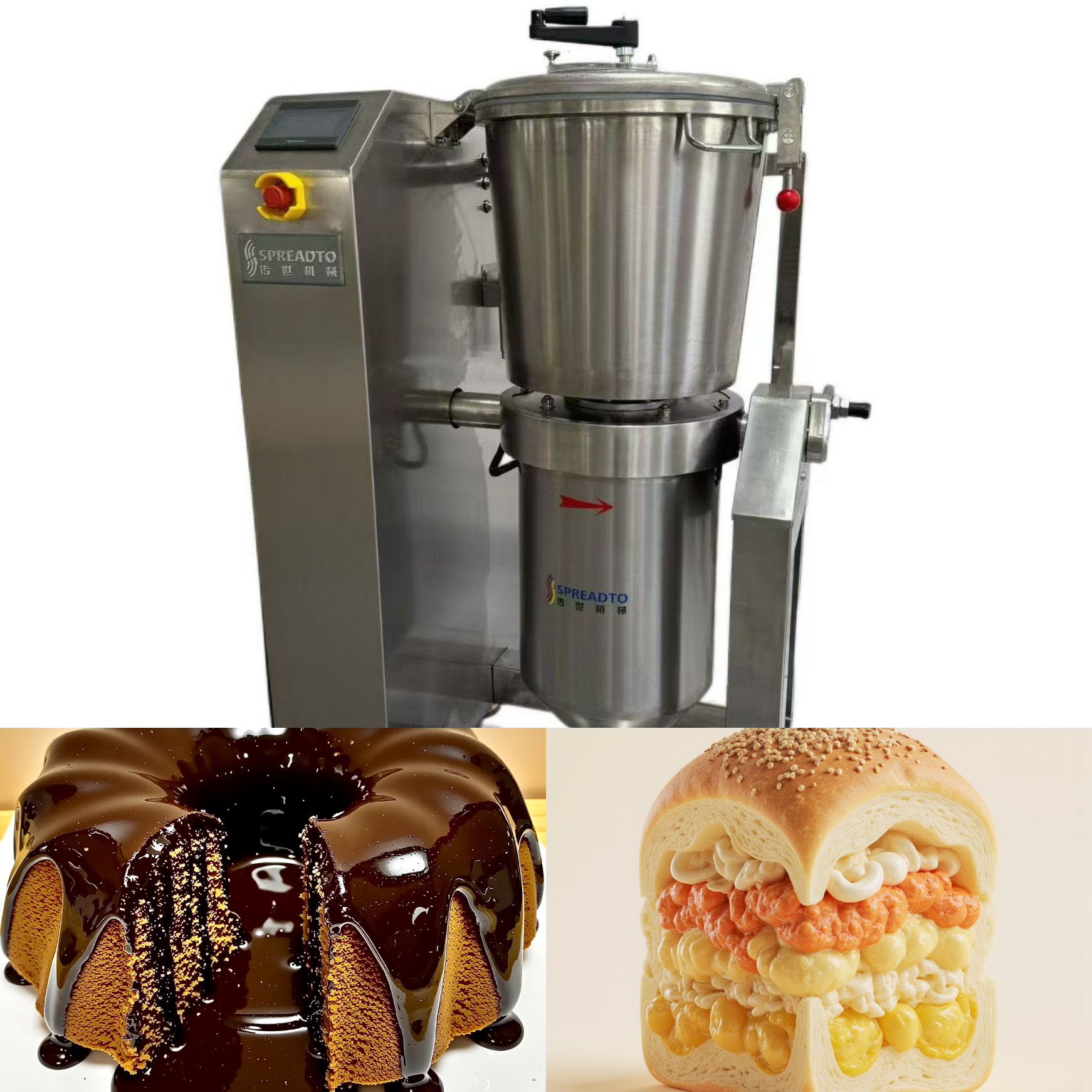 Chocolate Homogenizer for Bakery Applications with High Speed And Precision