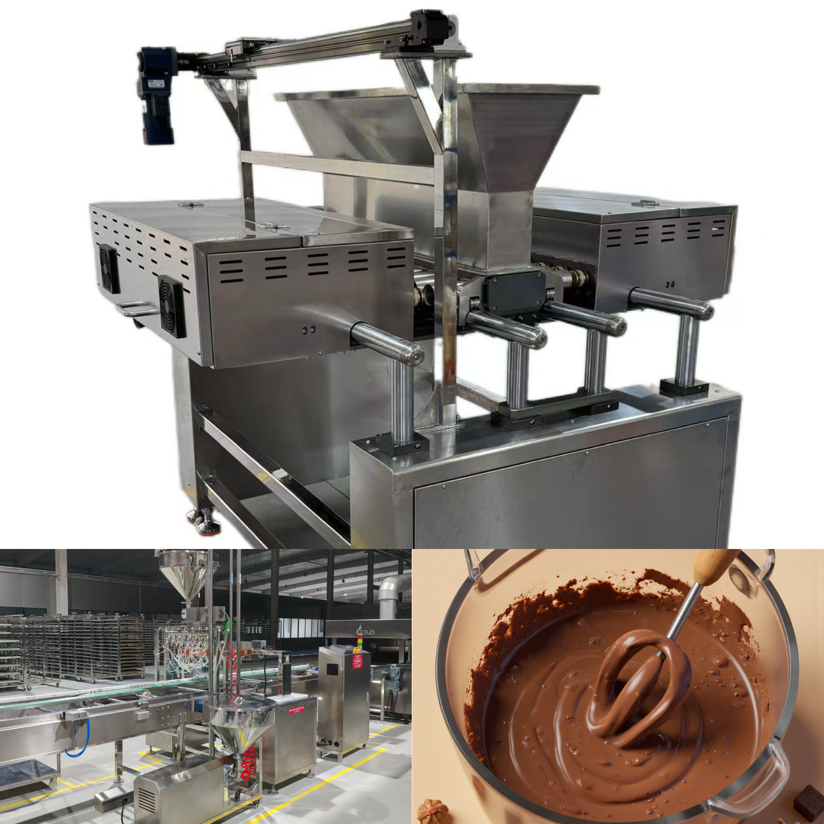 High Precision Cake Depositor for Chocolate Jam And Custard Cream Processing