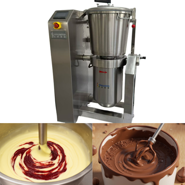 High Capacity Homogenizer for Smooth Chocolate Sauce and Cheese Fillings
