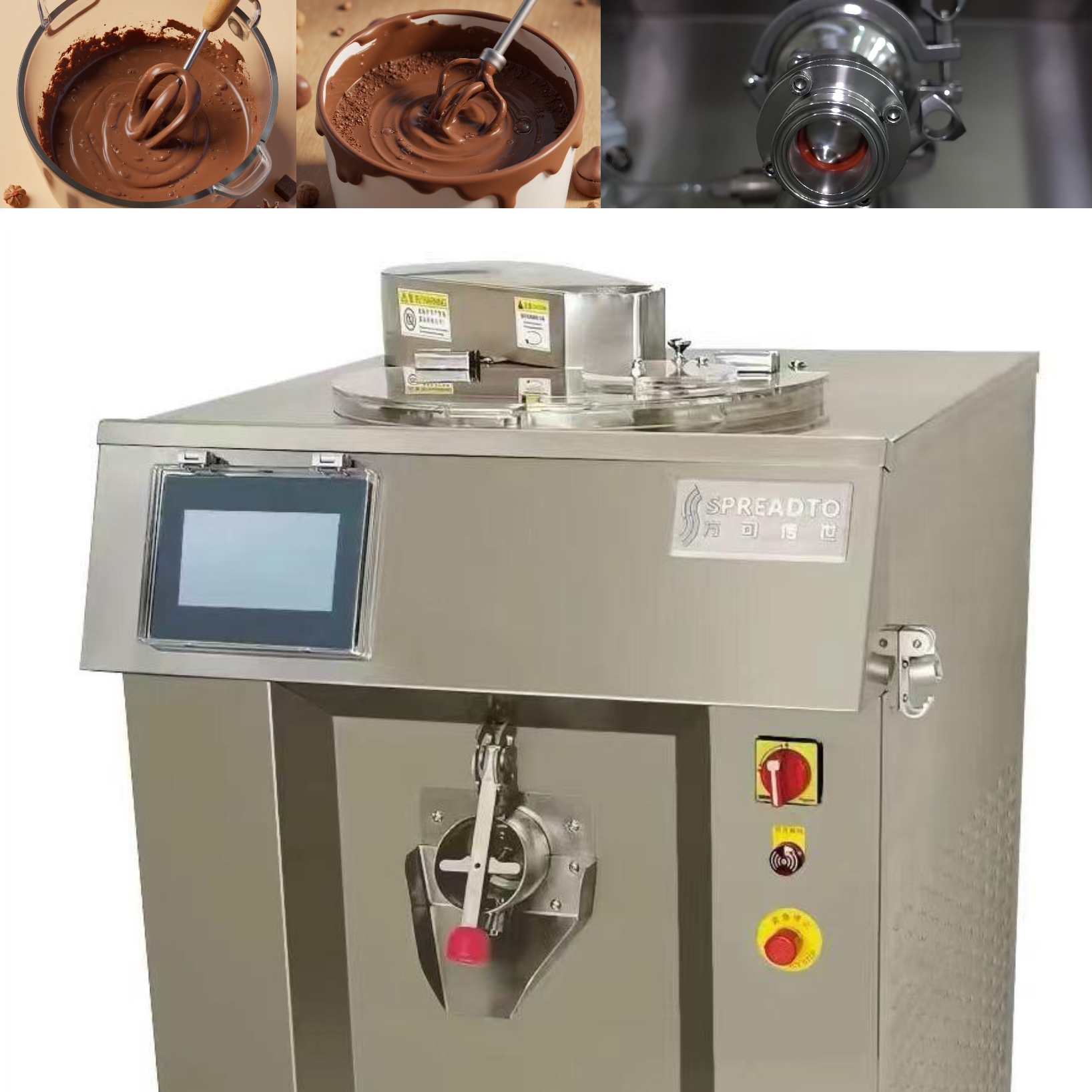 Bakery Equipment 60L Cream Mixer for Custard Preparation Chocolate Whipping And Jam Mixing