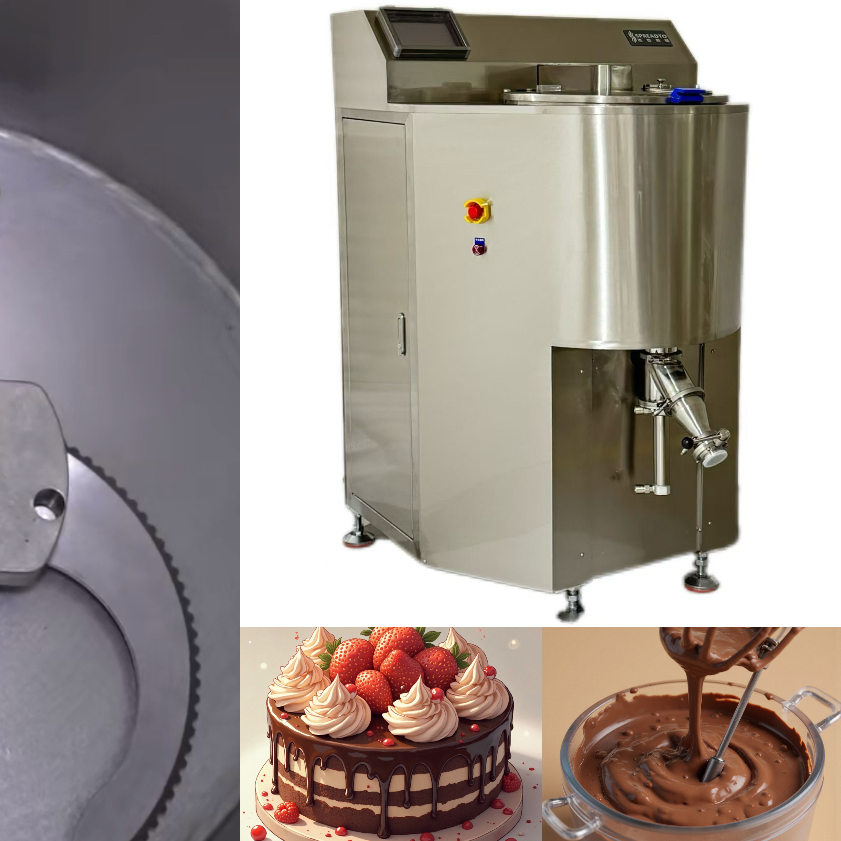 Bakery Equipment 60L Precision Mixer And Homogenizer
