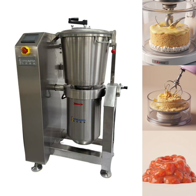 Homogenizer for Emulsifying Butter Jam Cheese Dessert Sauce Production Bakery Equipment Mixer