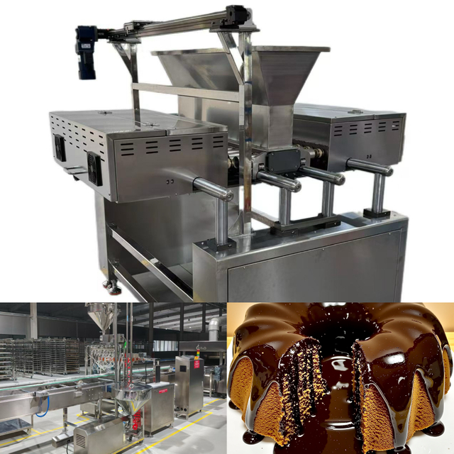 Energy Efficient Cake Depositor for Cream Mousse And Custard Filling in Cakes