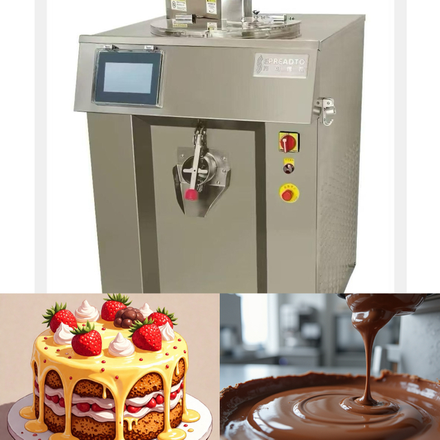 40L High-Efficiency Mousse Cream Mixer with Heating & Pasteurization