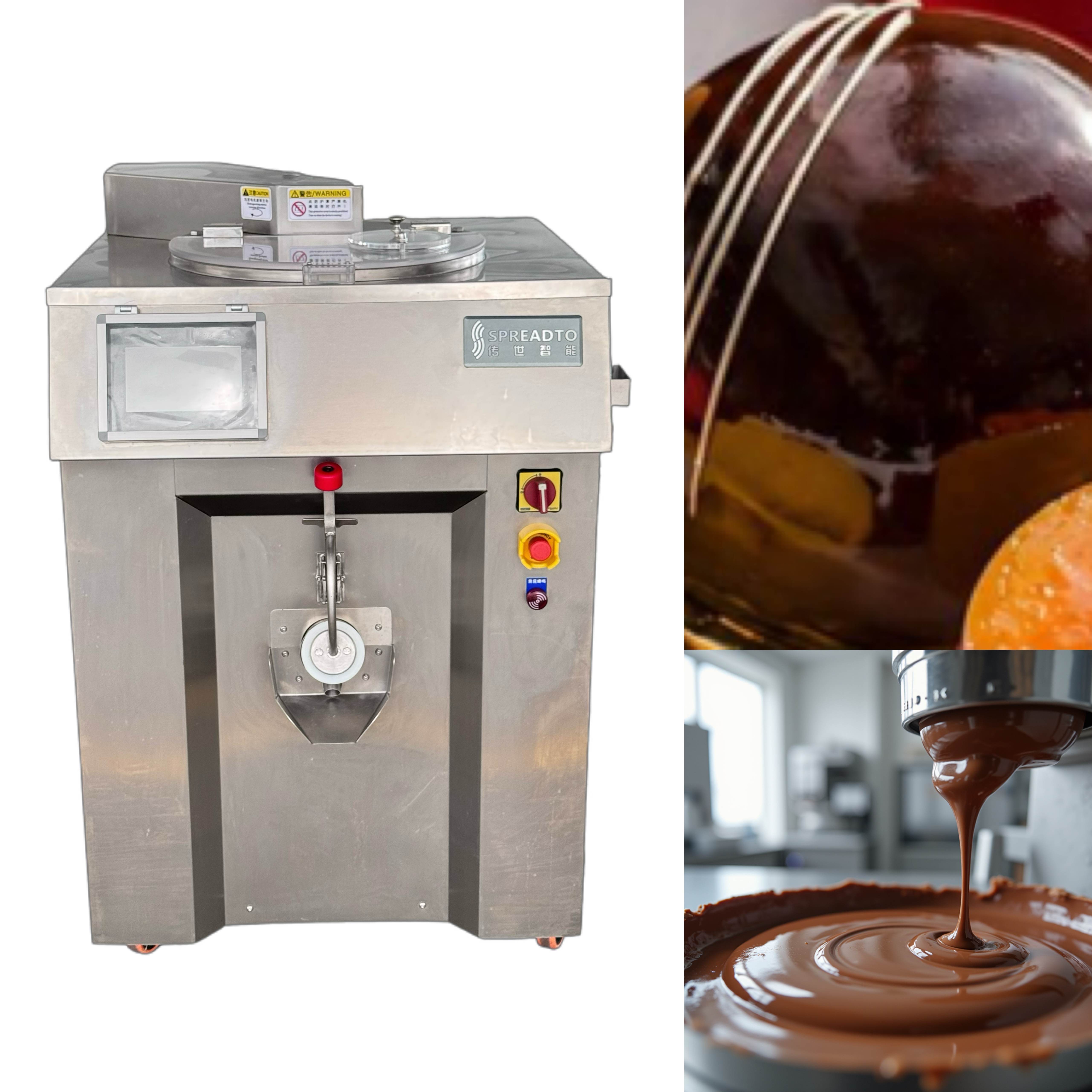 40L High-Efficiency Mousse Cream Mixer with Heating And Pasteurization for Diary Product
