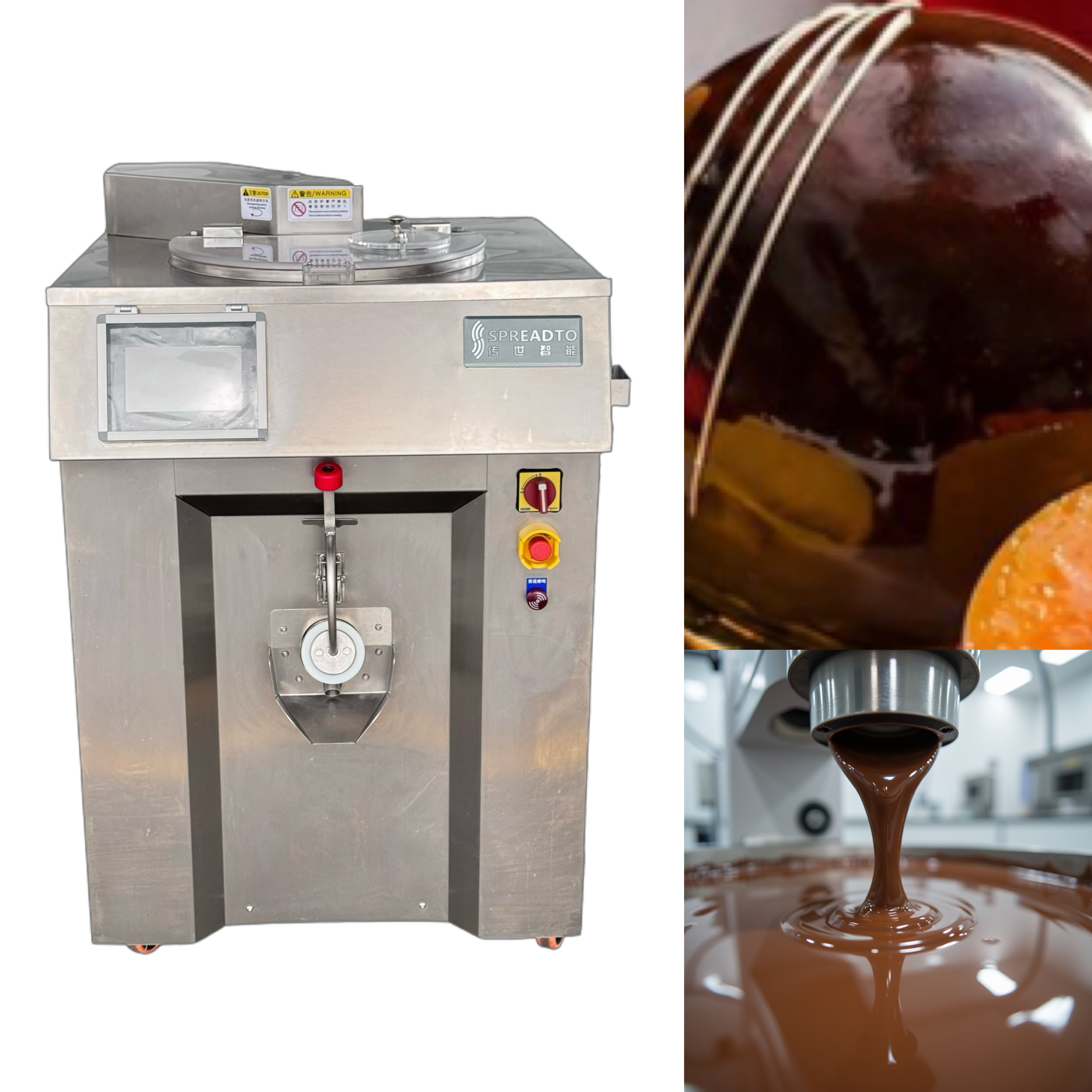 60L High-Efficiency Mousse Cream Mixer with Heating And Pasteurization for Diary Product