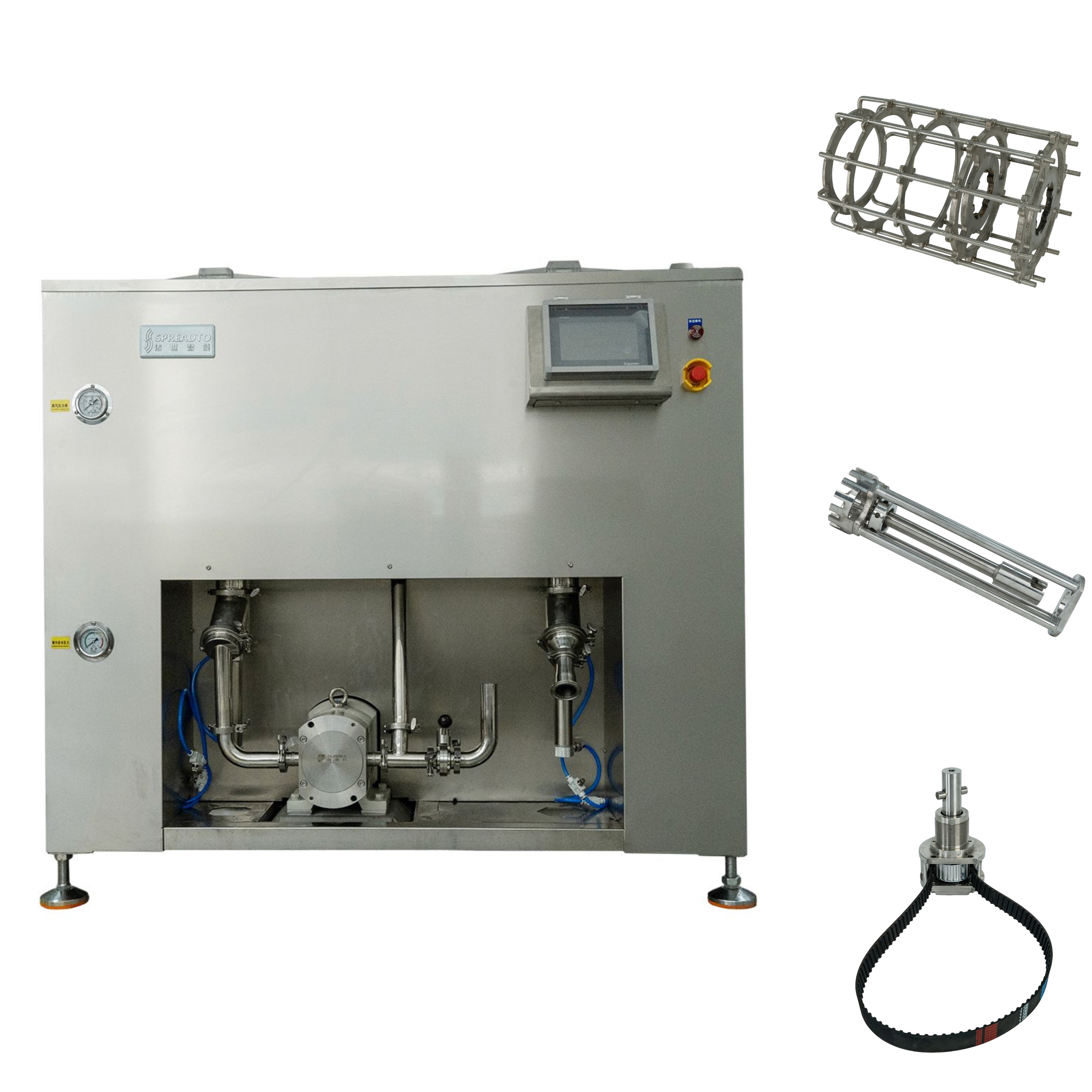 120 DoubleL High-Efficiency Mousse Cream Mixer with Heating And Pasteurization for Diary Mousse